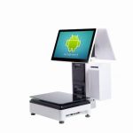 Aclas Windows Aluminum Alloy 15.6-inch AI POS Terminal with Dual Printers (Receipt + Label)